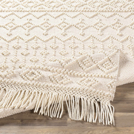 Brothers Beige Wool&Cotton Rug - Clearance Rugs TriadCommerceInc