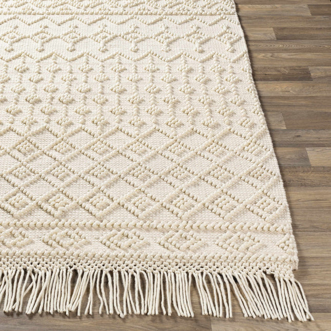 Brothers Beige Wool&Cotton Rug - Clearance Rugs TriadCommerceInc