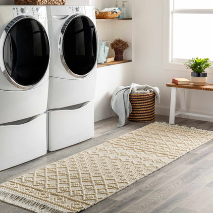 Brothers Beige Wool&Cotton Rug - Clearance Rugs TriadCommerceInc
