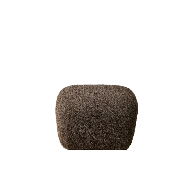 Papa Teddy Ottoman - Mocha Boucle Ottomans TriadCommerceInc