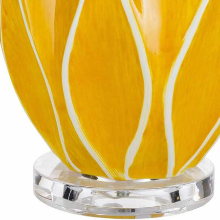 Lushnje Modern Saffron Table Lamp Lighting TriadCommerceInc