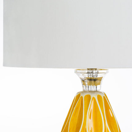 Lushnje Modern Saffron Table Lamp Lighting TriadCommerceInc