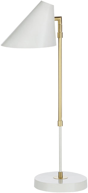 Steyr Modern White Table Lamp Home Decor > Lighting > Lamp > Table Lamps TriadCommerceInc 24.6"H x 11.5"W x 7.2"D