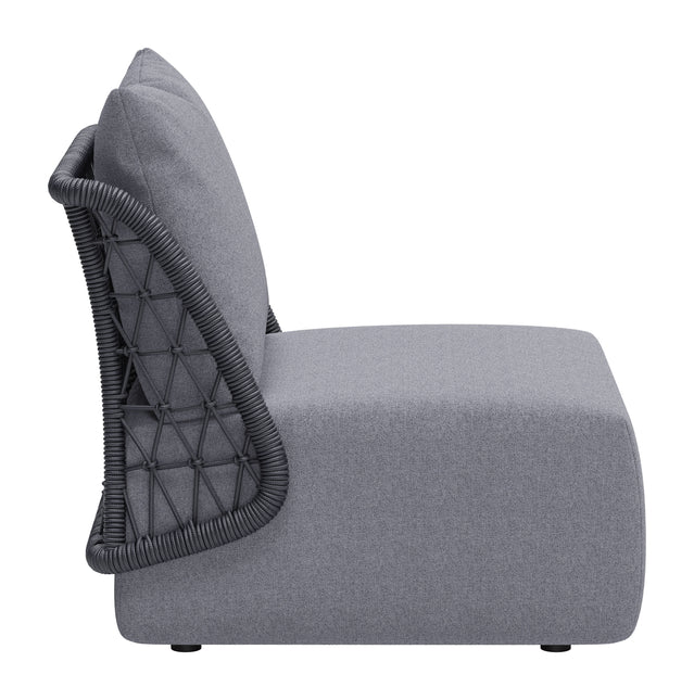 Mekan Accent Chair Gray Seating TriadCommerceInc   