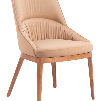Ayr Dining Chair (Set of 2) Tan Chairs TriadCommerceInc   