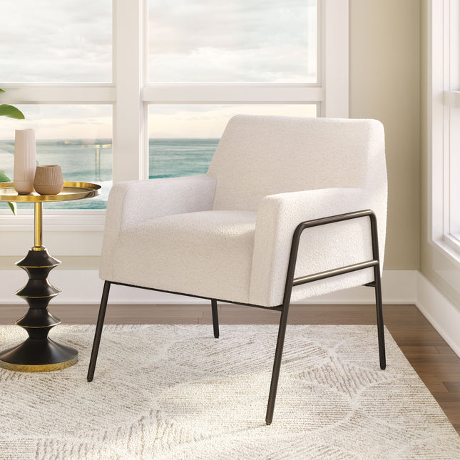Charleston Accent Chair Cream Chairs TriadCommerceInc   