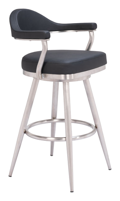 Vagur Swivel Barstool Black Barstools TriadCommerceInc Default Title  