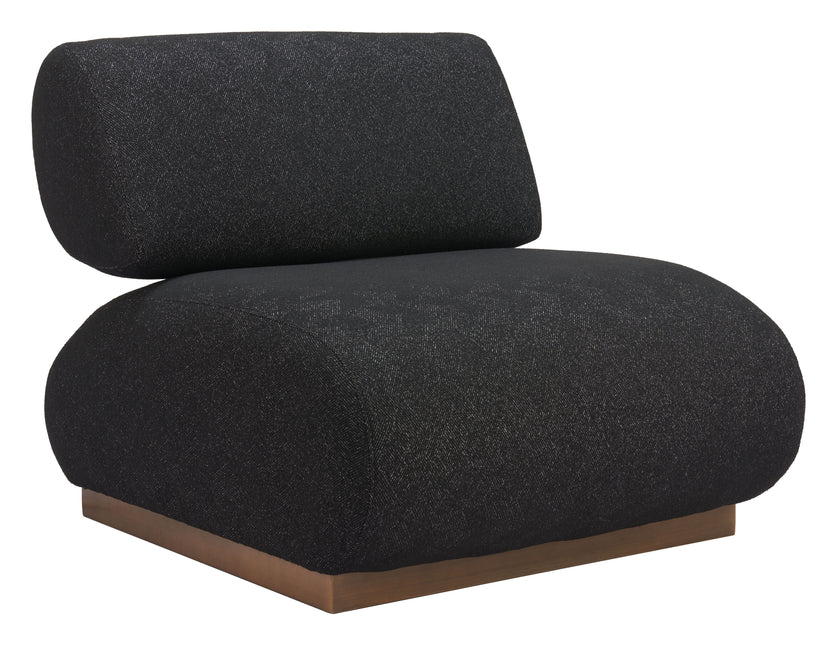 Barsa Accent Chair Black Chairs TriadCommerceInc Default Title