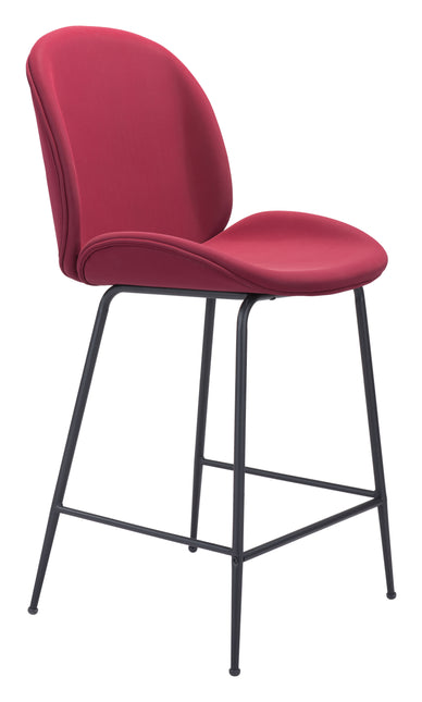 Miles Counter Stool Red Counter Stools TriadCommerceInc Default Title  