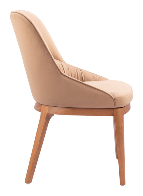 Ayr Dining Chair (Set of 2) Tan Chairs TriadCommerceInc   