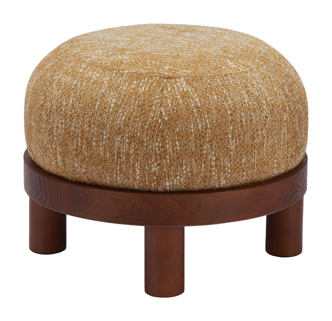 Gome Ottoman Oat Yellow Ottomans TriadCommerceInc   