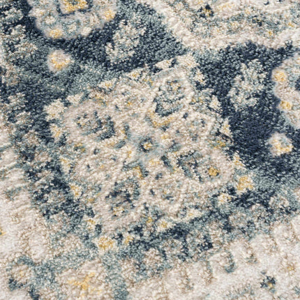 Brend Blue Medallion Area Rug - Clearance Rugs TriadCommerceInc