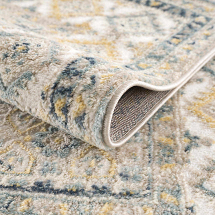 Brend Blue Medallion Area Rug - Clearance Rugs TriadCommerceInc