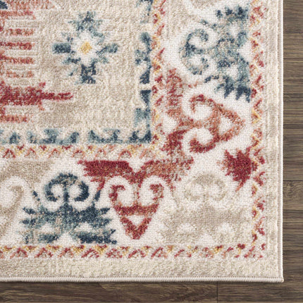 Bindi Blue & Rose Area Rug - Clearance Rugs TriadCommerceInc