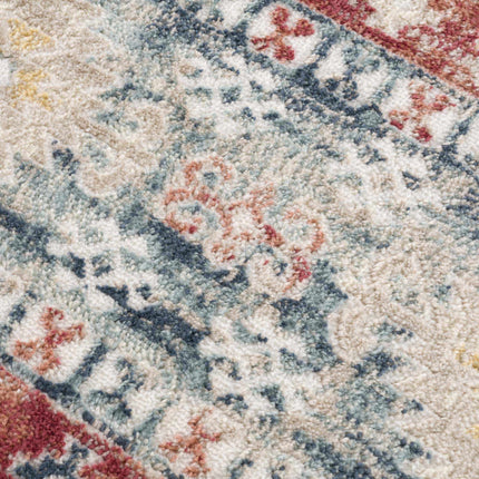 Bindi Blue & Rose Area Rug - Clearance Rugs TriadCommerceInc