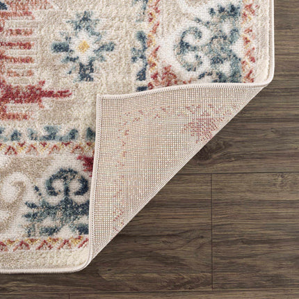 Bindi Blue & Rose Area Rug - Clearance Rugs TriadCommerceInc