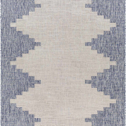 Djugun Blue Outdoor Rug Rugs TriadCommerceInc 5'3" x 7'7" Rectangle
