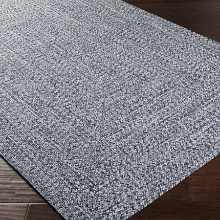 Blue Braided Faux Jute Rug Rugs TriadCommerceInc