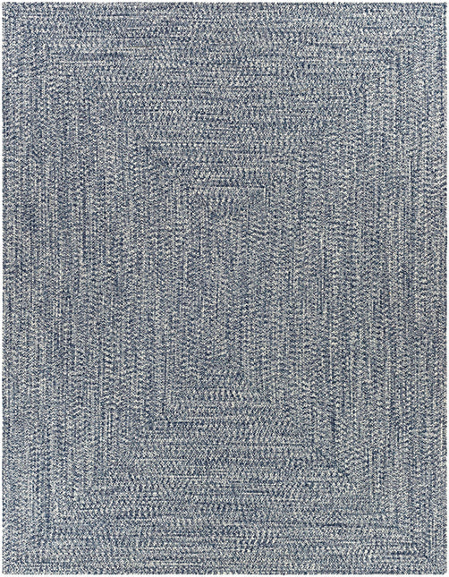 Blue Braided Faux Jute Rug Rugs TriadCommerceInc 7'6" x 9'6" Rectangle