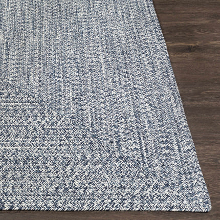 Blue Braided Faux Jute Rug Rugs TriadCommerceInc