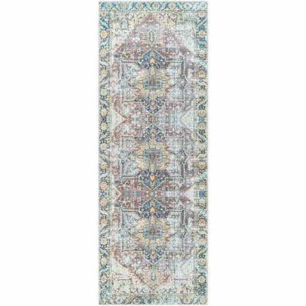 Blue Catigpian Distressed Washable Area Rug - Clearance Rugs TriadCommerceInc 2'7" x 7'3" Runner