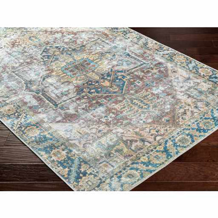Blue Catigpian Distressed Washable Area Rug - Clearance Rugs TriadCommerceInc