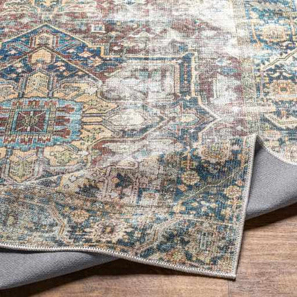 Blue Catigpian Distressed Washable Area Rug - Clearance Rugs TriadCommerceInc