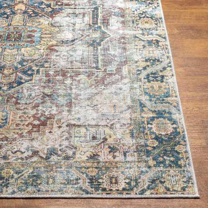 Blue Catigpian Distressed Washable Area Rug - Clearance Rugs TriadCommerceInc