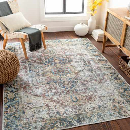 Blue Catigpian Distressed Washable Area Rug - Clearance Rugs TriadCommerceInc