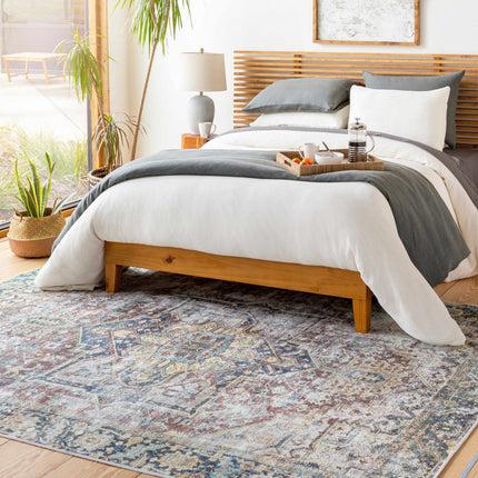 Blue Catigpian Distressed Washable Area Rug - Clearance Rugs TriadCommerceInc