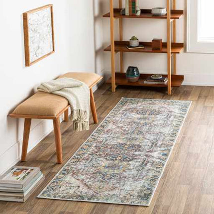 Blue Catigpian Distressed Washable Area Rug - Clearance Rugs TriadCommerceInc