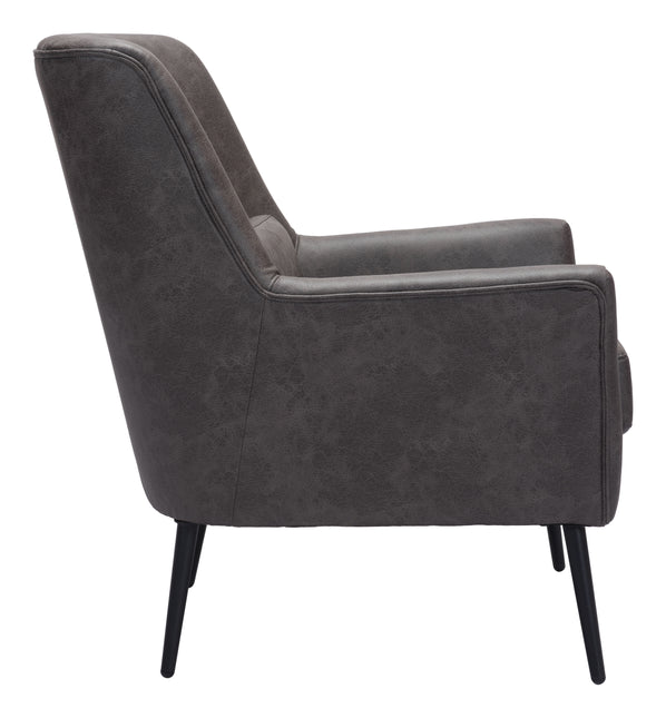 Ontario Accent Chair Vintage Black Chairs TriadCommerceInc