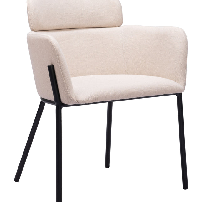 Bremor Dining Chair (Set of 2) Beige Chairs TriadCommerceInc Default Title  
