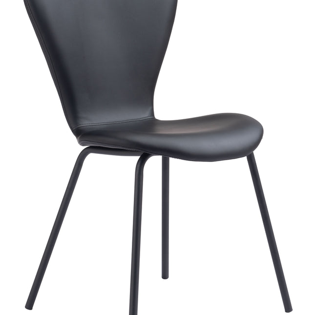 Torlo Dining Chair (Set of 2) Black Chairs TriadCommerceInc Default Title  