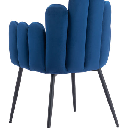 Noosa Dining Chair (Set of 2) Navy Blue Chairs TriadCommerceInc   