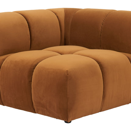 Rist Corner Chair Brown Sofas TriadCommerceInc   
