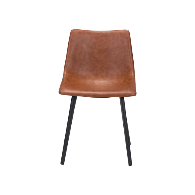 Daniel Dining Chair (Set of 2) Vintage Brown Chairs TriadCommerceInc   