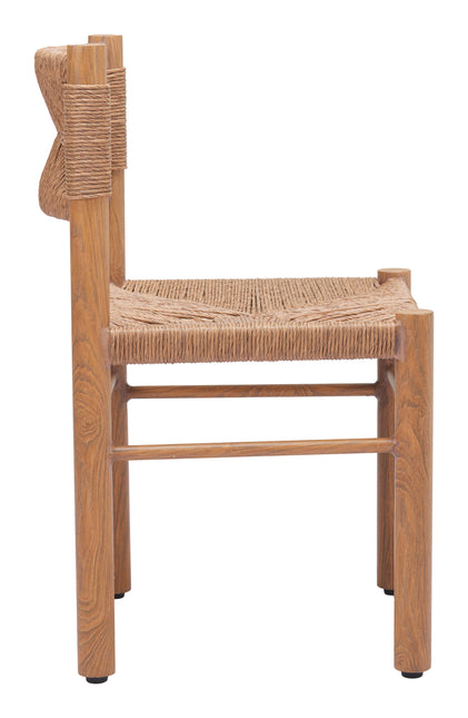 Iska Dining Chair (Set of 2) Natural Seating TriadCommerceInc   