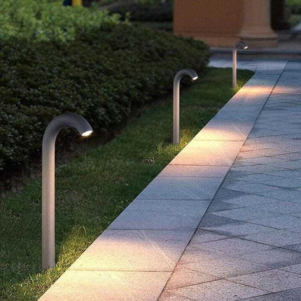 LED Bollard Outdoor Path Light Black Landscape Lighting Path Light TriadCommerceInc