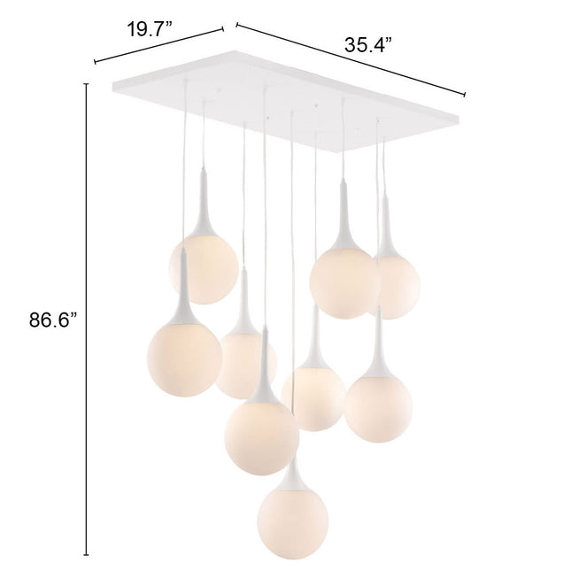 Epsilon Ceiling Lamp White Pendants TriadCommerceInc   