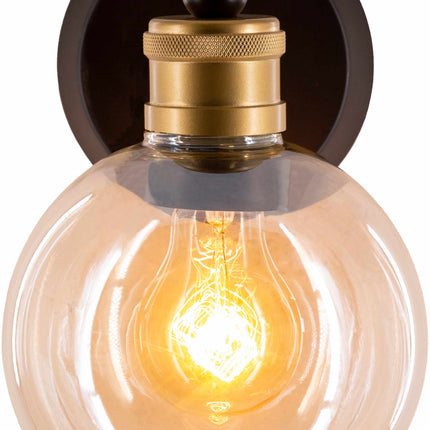 Leabrook Black Metal Wall Sconce Home Decor > Lighting > Wall Lighting > Wall Sconces TriadCommerceInc 8.25"H x 6"W x 7.75"D