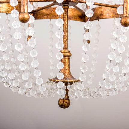 Chappell 8-Light Rustic Gold Empire Chandelier TriadCommerceInc