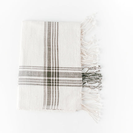 Cabin Hatch Cotton Hand Towel Kitchen Towels TriadCommerceInc Grey  