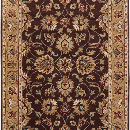 Cherryfield Burgundy 1024 Wool Area Rug Rugs TriadCommerceInc 5' x 8' Rectangle