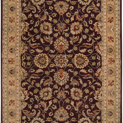 Cherryfield Burgundy 1024 Wool Area Rug Rugs TriadCommerceInc 8' x 11' Rectangle