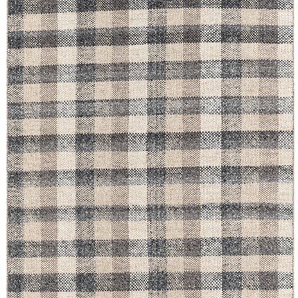 Chilliwack Gray Plaid Wool Rug Rugs TriadCommerceInc 5' x 7'6" Rectangle