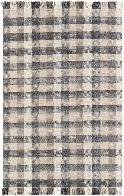 Chilliwack Gray Plaid Wool Rug Rugs TriadCommerceInc 5' x 7'6" Rectangle