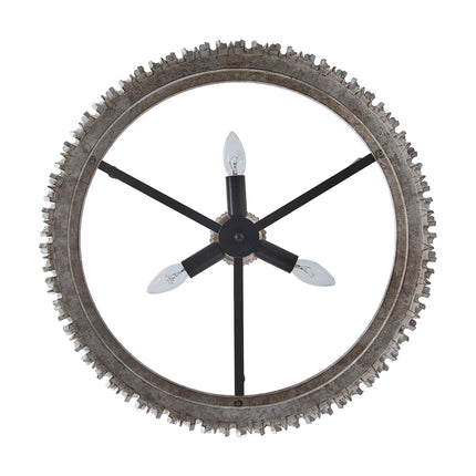 Chouinard 3-Light Natural Wooden Drum Chandelier Rustic Home Decor > Lighting > Ceiling Lights > Chandelier TriadCommerceInc