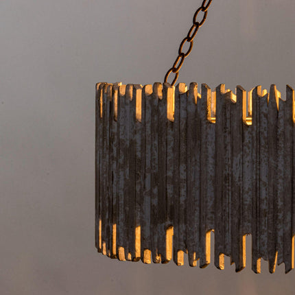 Chouinard 3-Light Natural Wooden Drum Chandelier Rustic Home Decor > Lighting > Ceiling Lights > Chandelier TriadCommerceInc