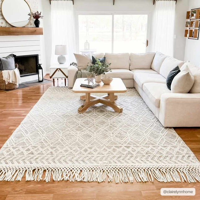 Ossun Wool Area Rug Rugs TriadCommerceInc